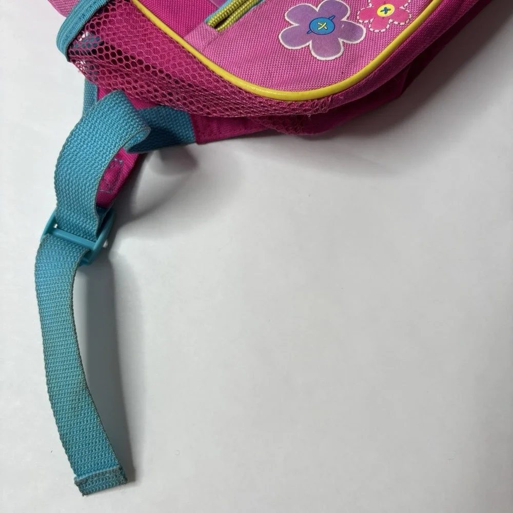 VTG 2010 Dora the Explorer Flowers Girls Backpack‎ Toddler Retro Nickelodeon SEE